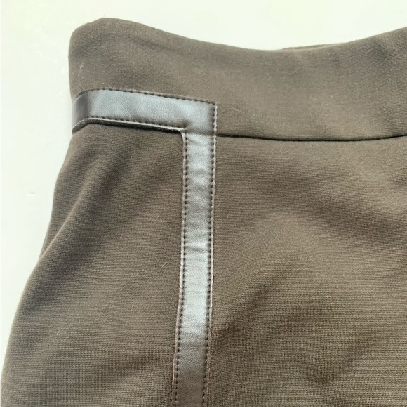 NWOT Akris Punto Aline Faux Leather Accented Skirt - Picture 11 of 13